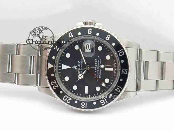 0519 RelaxedFit GMT-Master Vintage 1675 SS BP Best Edition Black Bezel White Markers A 3750